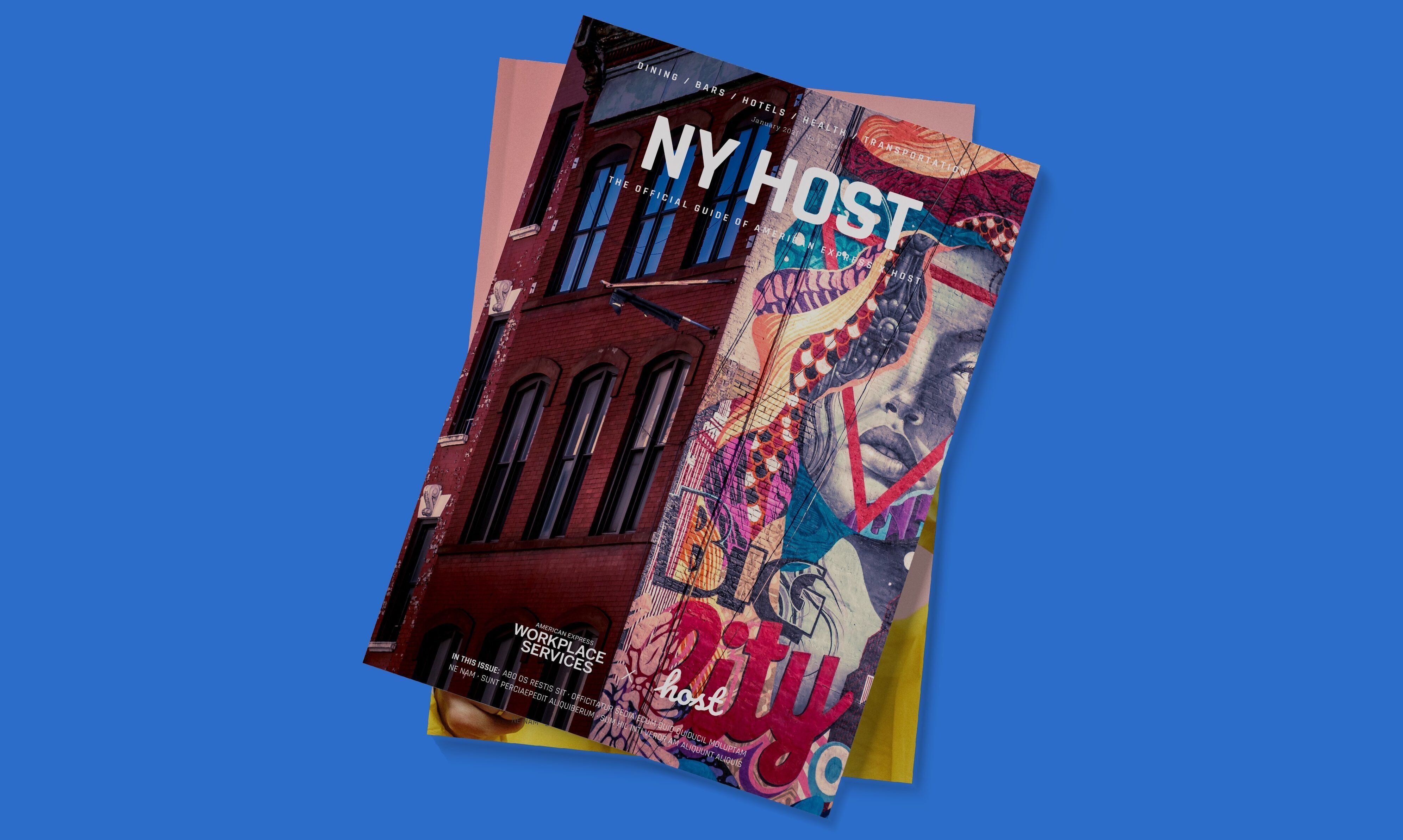 Amex Host magazine cover