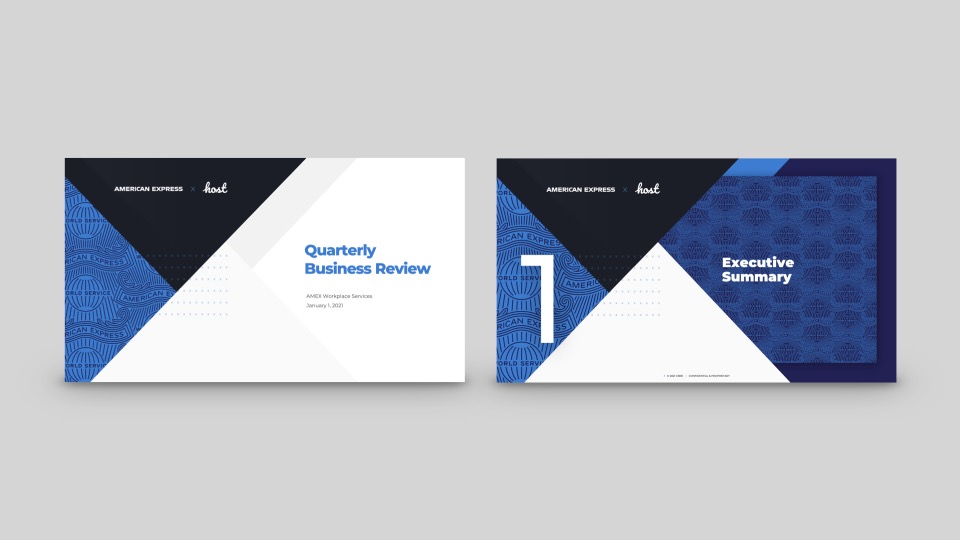 Amex Host presentation cover